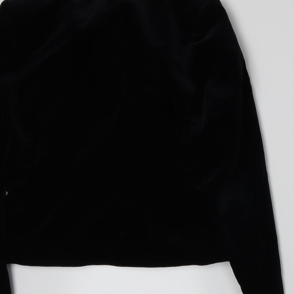 B Aetman & Co Womens Black Jacket Blazer Size 8