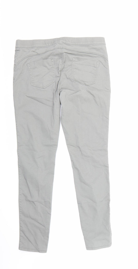 Denim Co Womens Grey Denim Jegging Trousers Size 14 L28 in