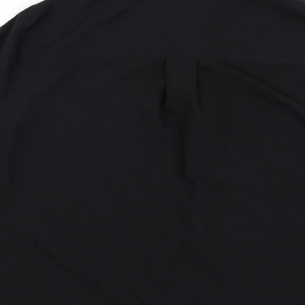 TWIGGY Womens Black Basic Button-Up Size 14