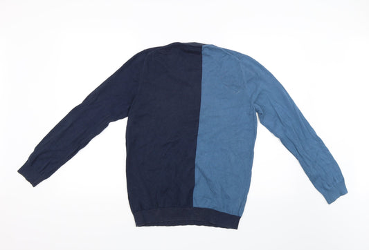 Marks and Spencer Womens Blue Striped Pullover Jumper Size M