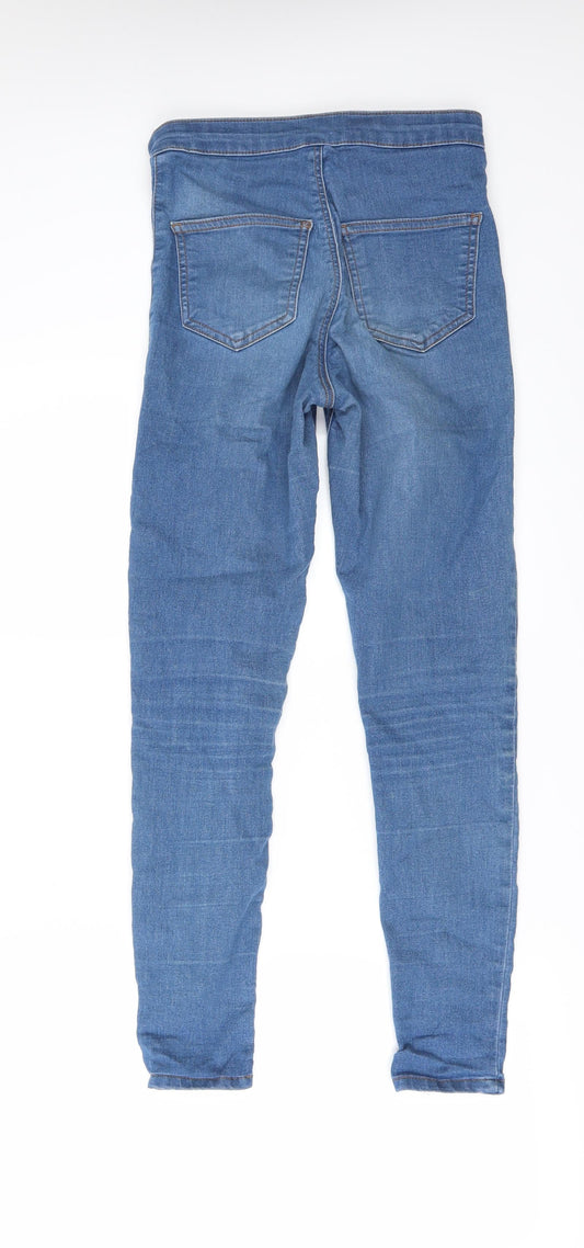 Topshop Womens Blue Denim Skinny Jeans Size 26 L25 in