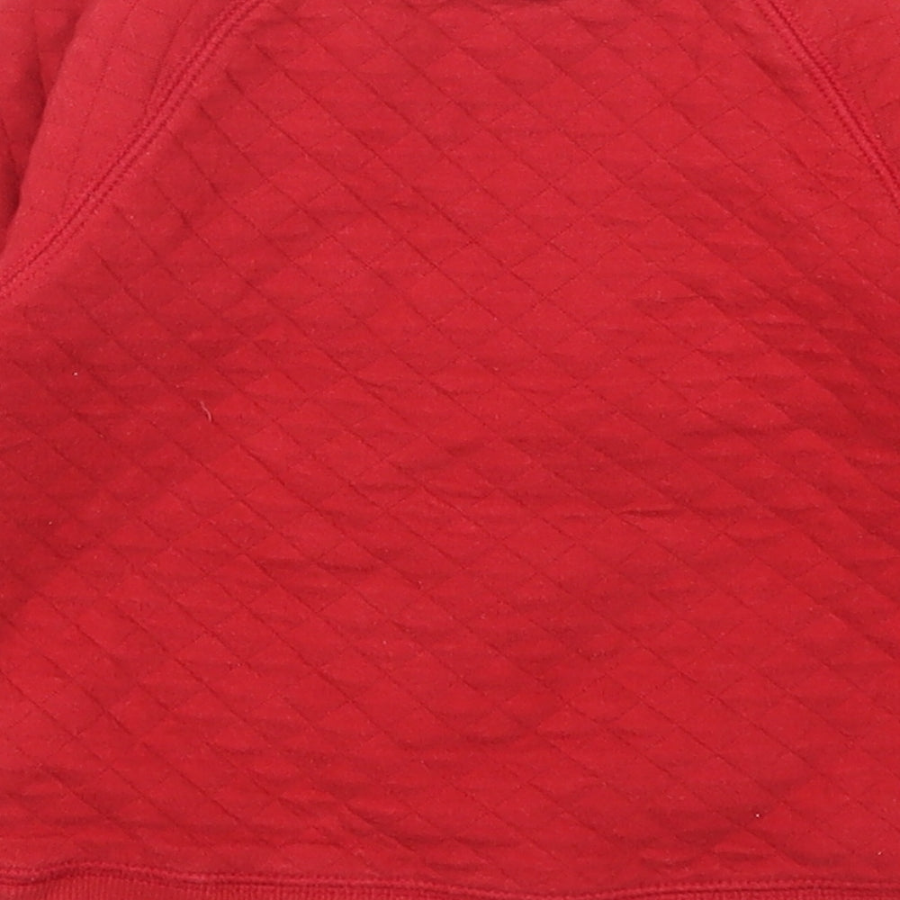 Brand and care label for Gap Baby Red Basic T-Shirt, size 12-18, Months - Mickey Mouse