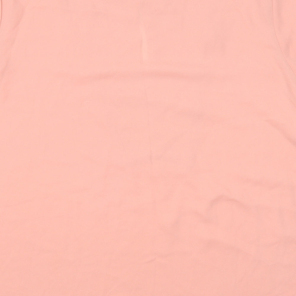 Marks and Spencer Womens Pink Basic T-Shirt Size 20
