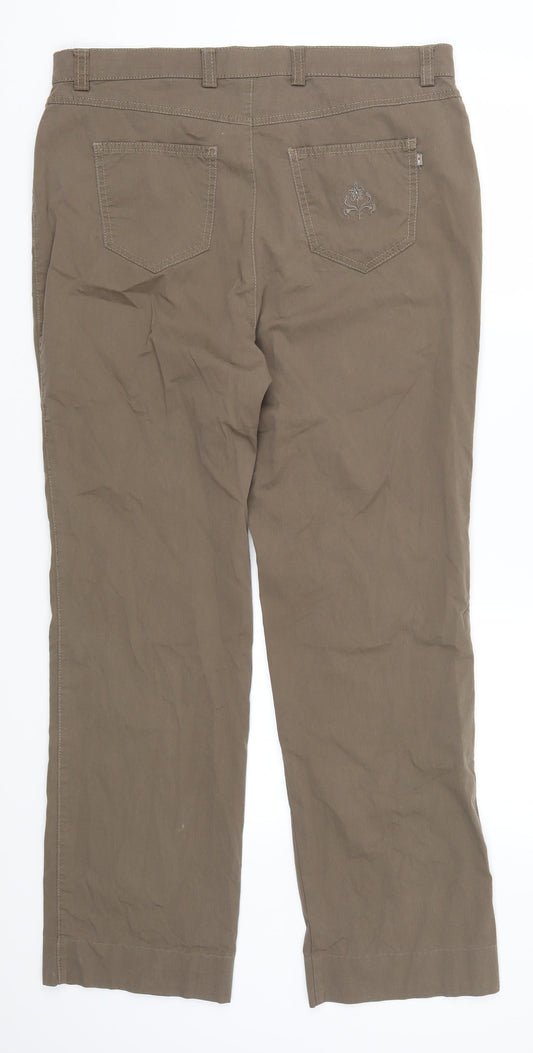 Toni Womens Brown Trousers Size 34 L29 in