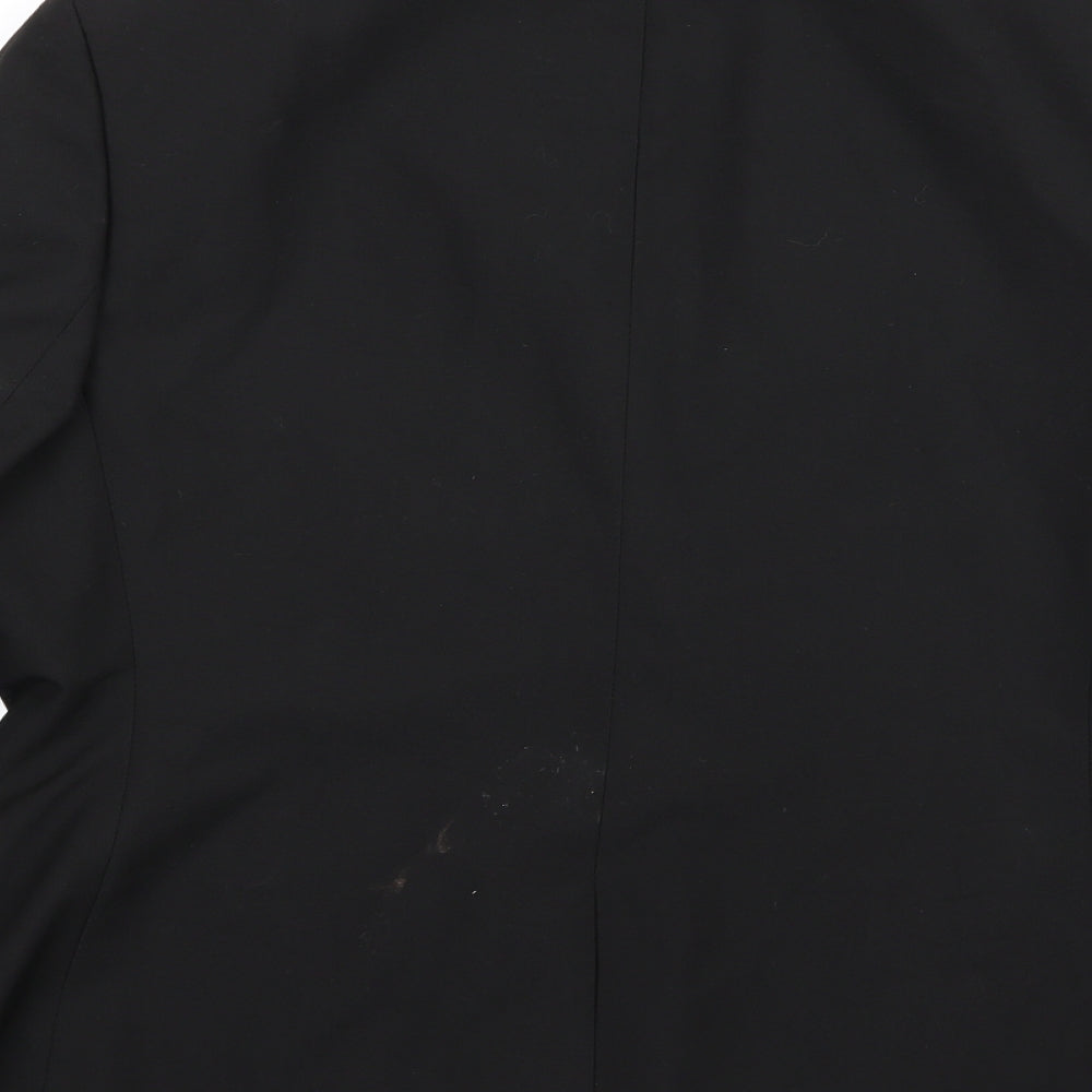 Marks and Spencer Girls Black Rayon Jacket Blazer - School