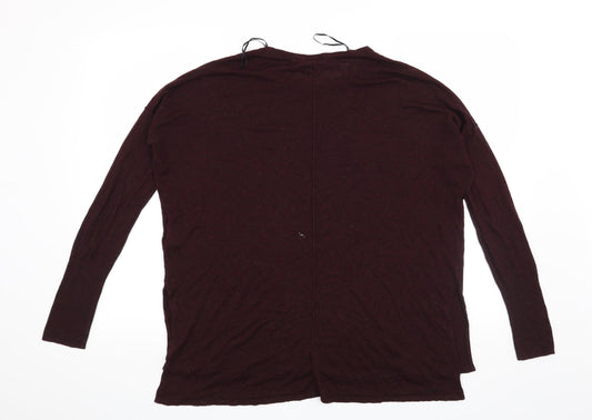 H&M Womens Red Pullover Jumper Size S
