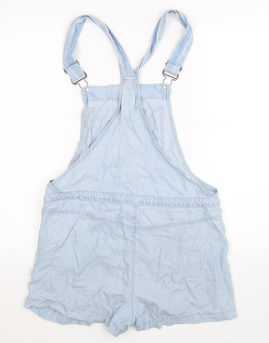 FOREVER 21 Womens Blue Denim Dungaree One-Piece Size M L3 in