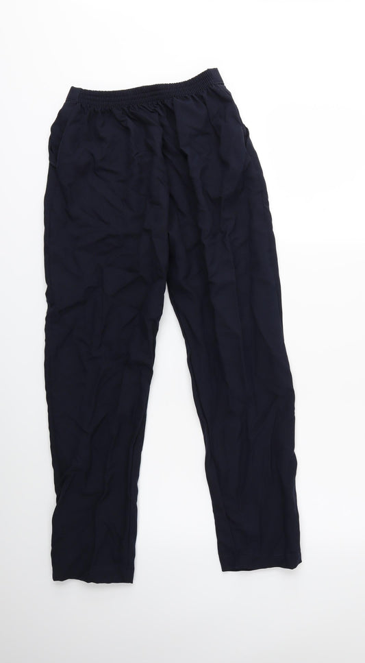 Preworn Womens Blue Trousers Size 10 L26 in