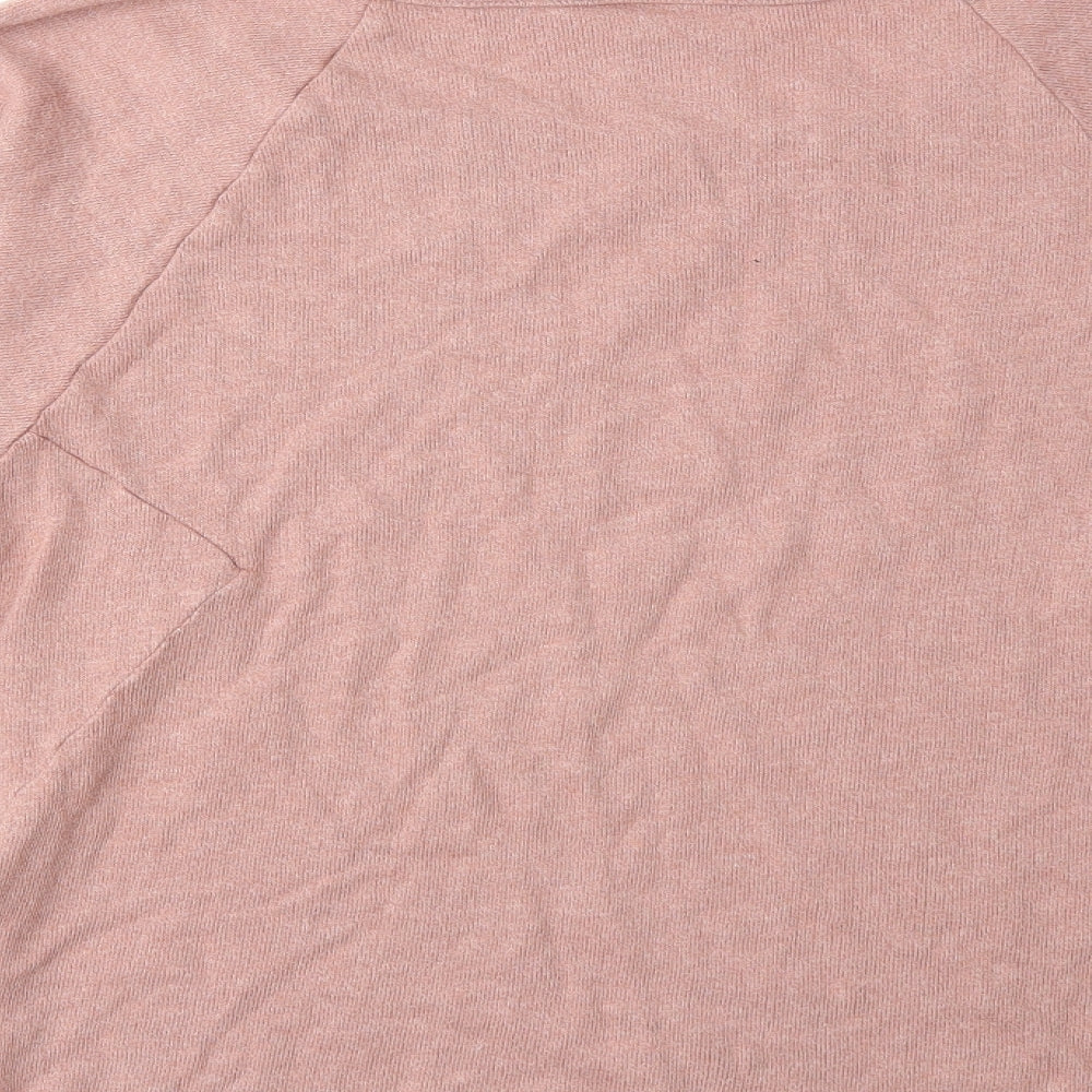Topshop Womens Pink Pullover Jumper Size 8