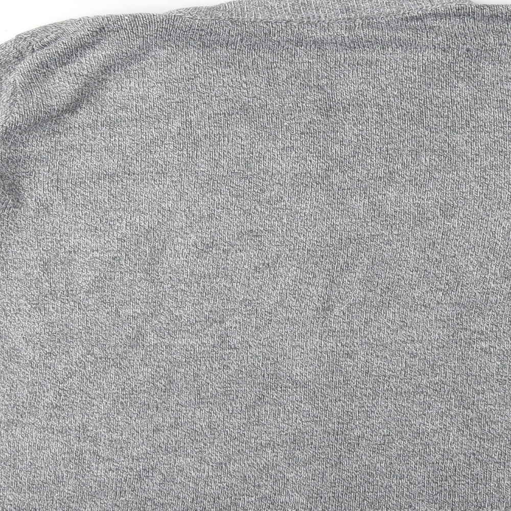 Chic London Paris Womens Grey Knit Pullover Jumper Size M