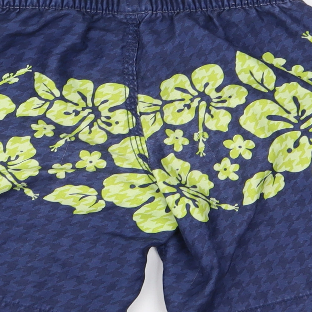 Gap Boys Blue Floral Bermuda Shorts Size 3 Years