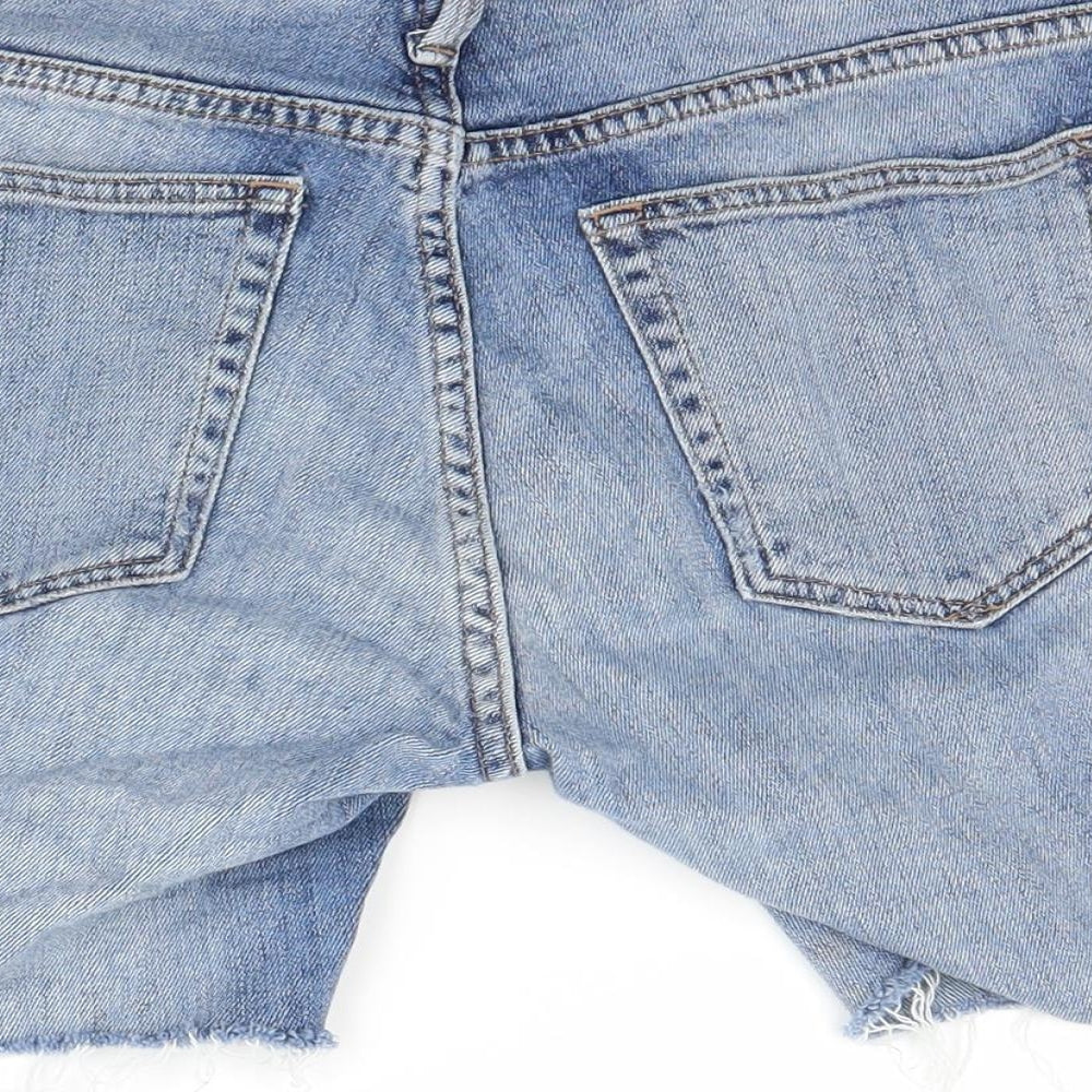 Gap Womens Blue  Denim Cut-Off Shorts Size 8