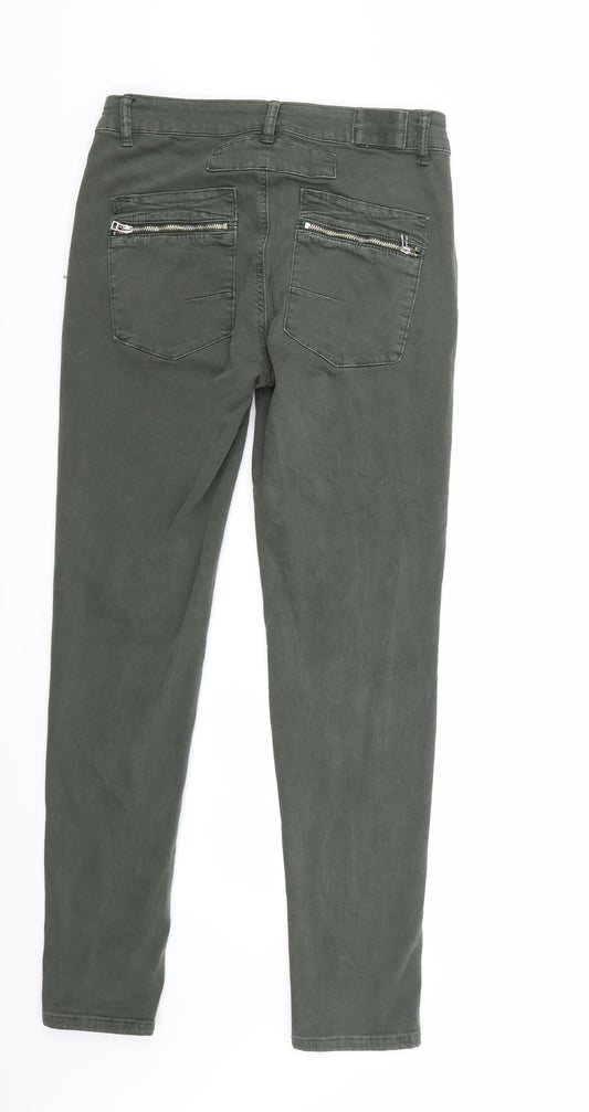 Preworn Girls Green Skinny Jeans Size M