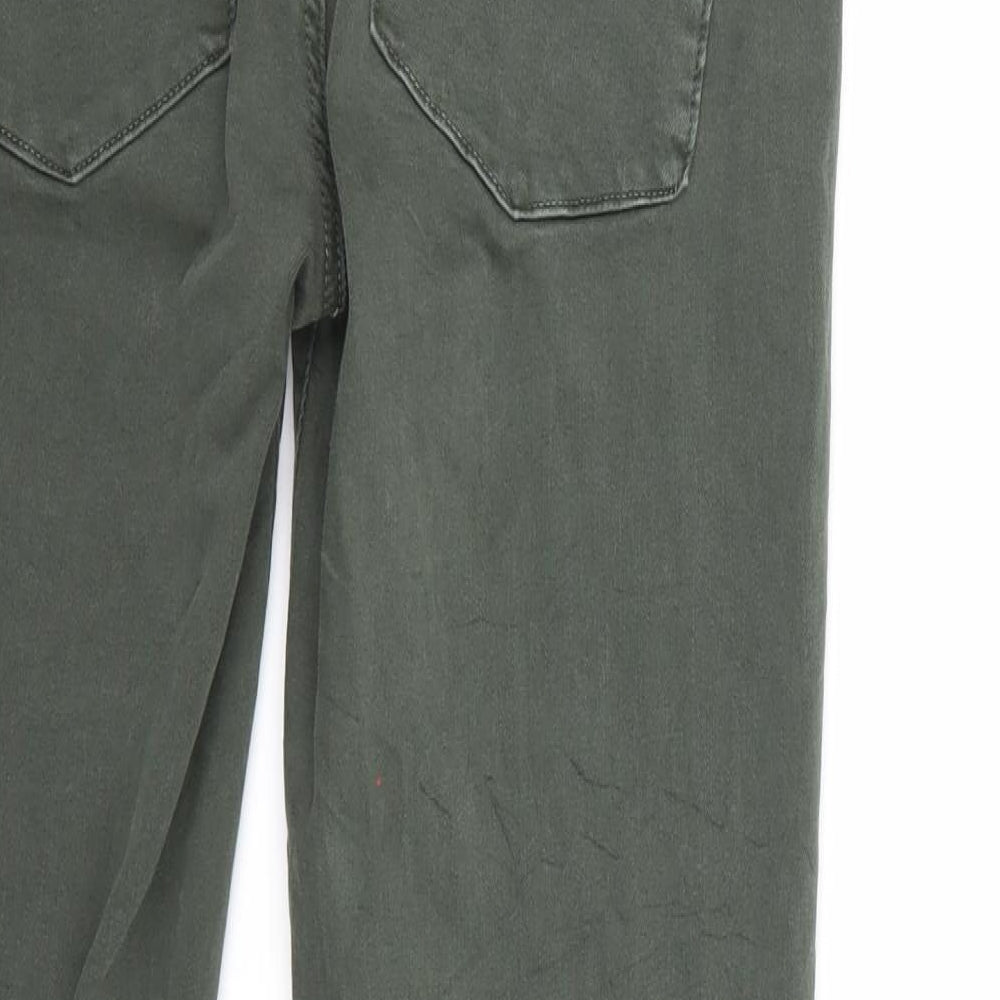 Preworn Girls Green Skinny Jeans Size M