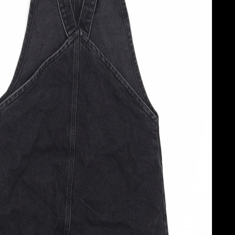 Topship Womens Black Dungaree One-Piece Size 8