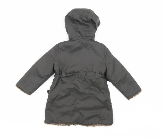 Neck & Neck Boys Brown Basic Coat Coat Size 2 Years