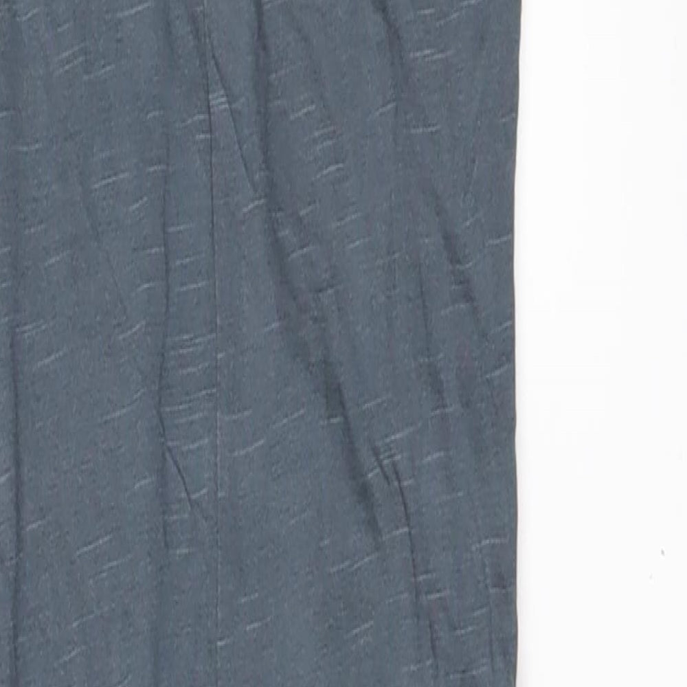 Brand and care label for Shana women’s blue pencil dress, size XS