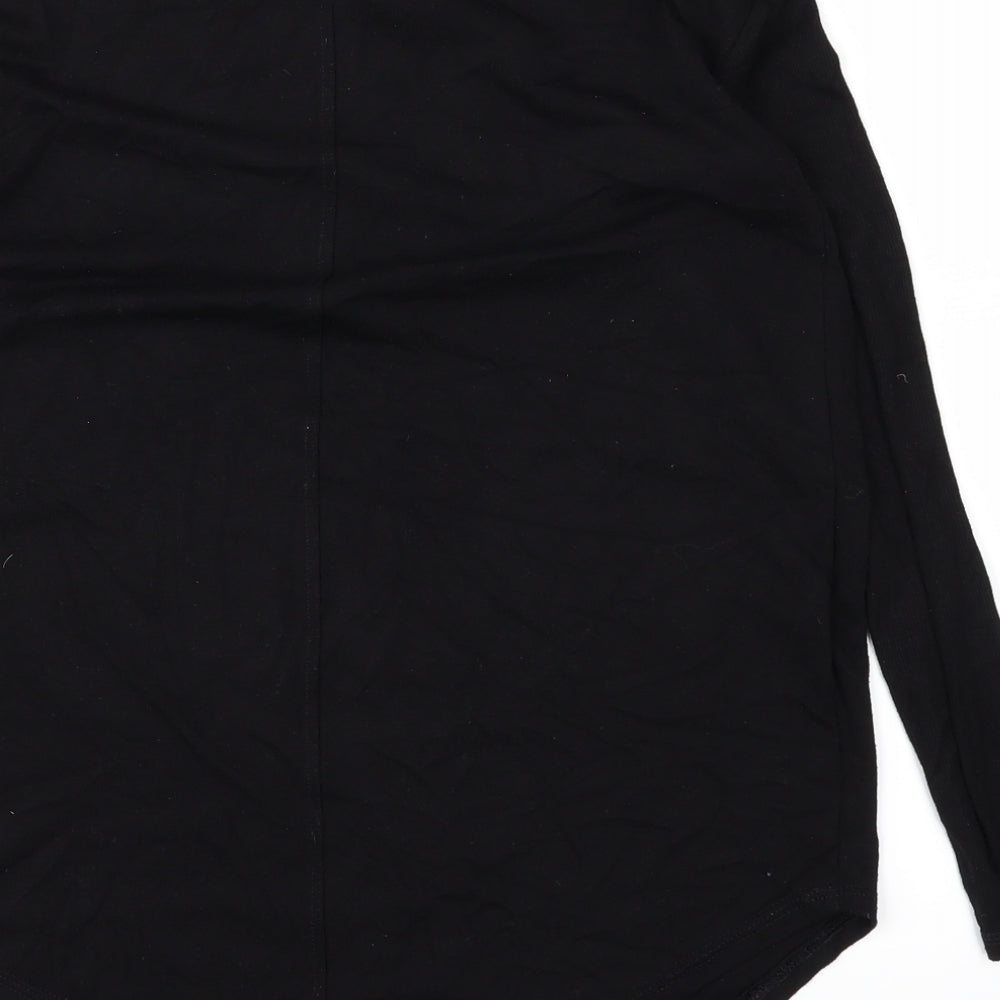 NEXT Womens Black Basic T-Shirt Size 8