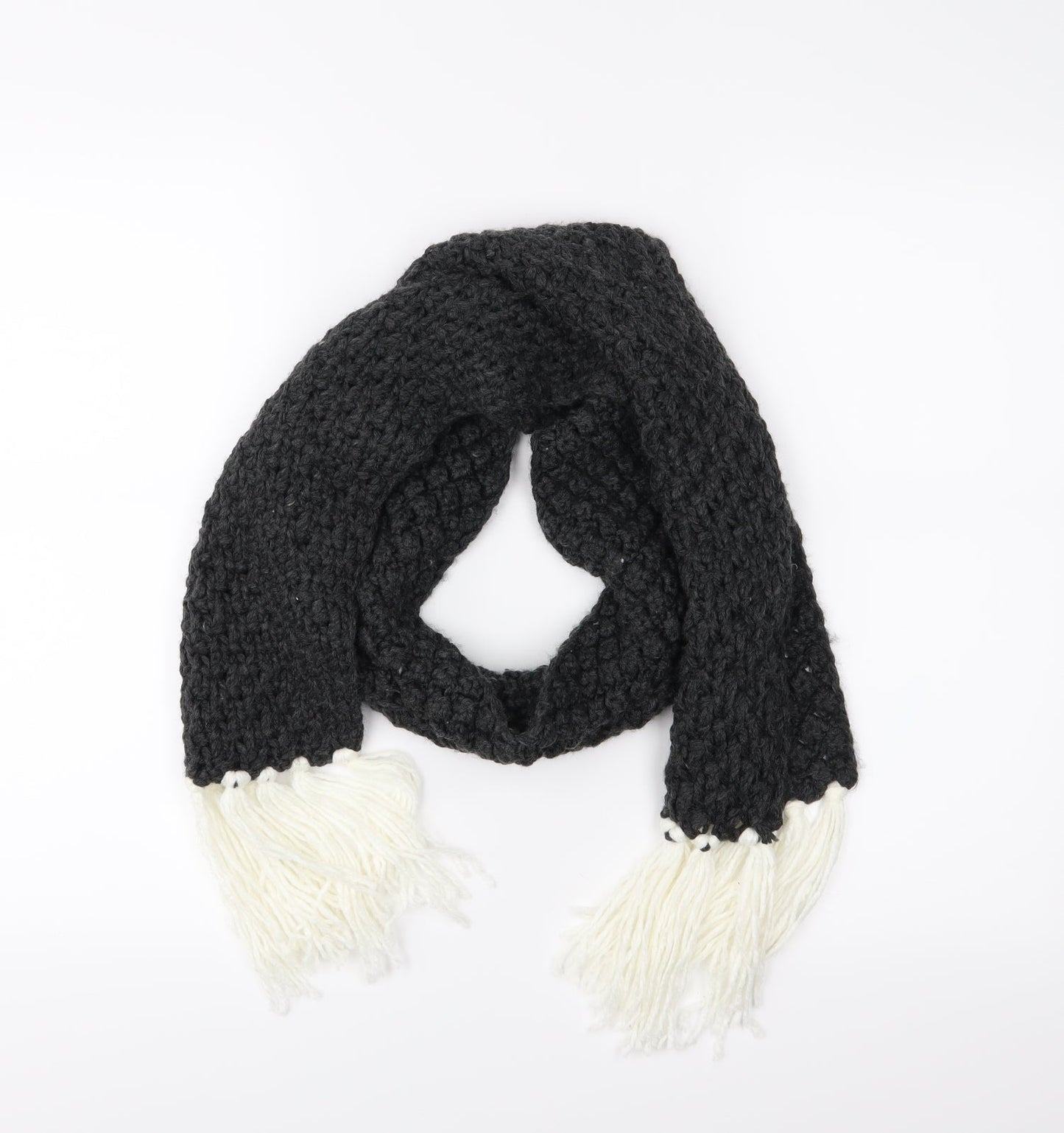 Preworn Womens Black Scarf