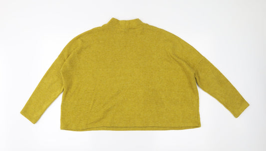 H&M Womens Yellow Pullover Jumper Size S