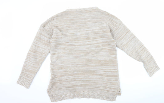 Peacocks Womens Brown Pullover Jumper Size S