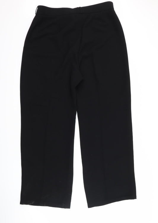 Principles Womens Black Trousers Size 36 L30 in
