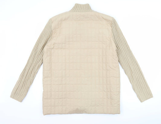Damart Womens Brown Quilted Coat Size M