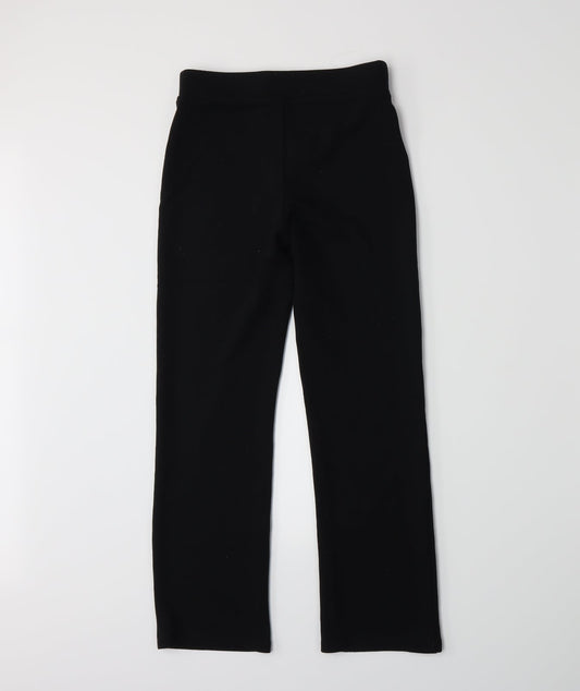George Girls Black Capri Trousers Size 9-10 Years