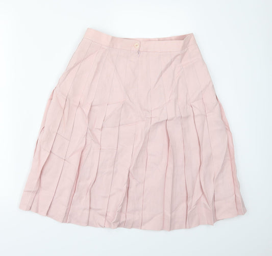 Talbots Womens Pink A-Line Skirt Size 10