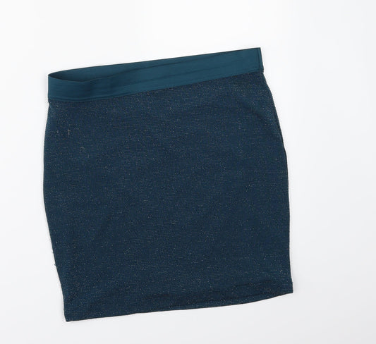 Amisu Womens Green Bandage Skirt Size 34 in
