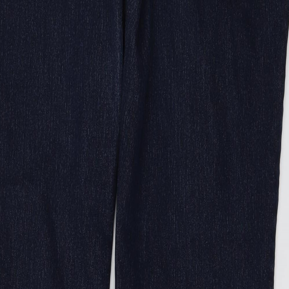 Artigiano Womens Blue Denim Wide-Leg Jeans Size 36 in L32 in