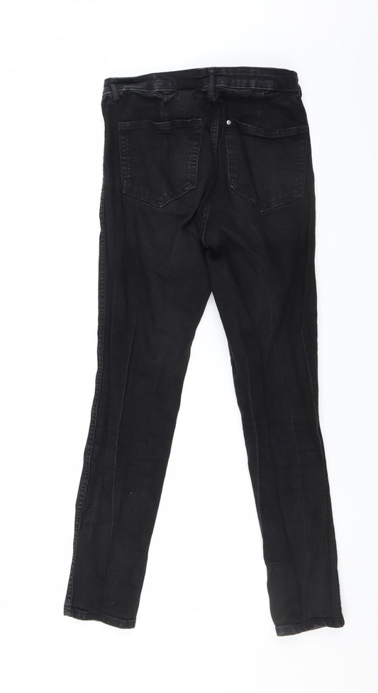 H&M Womens Black Skinny Jeans Size 10 L29 in