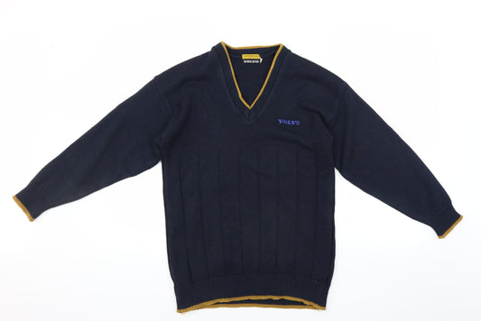 New Century Mens Blue Pullover Jumper Size S