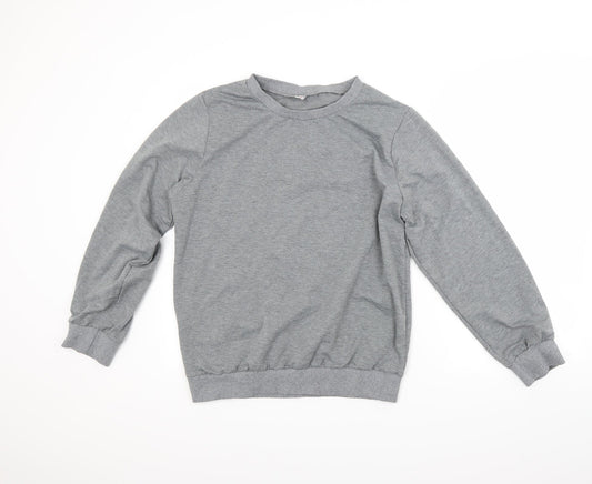 Preworn Womens Grey Pullover Sweatshirt Size L
