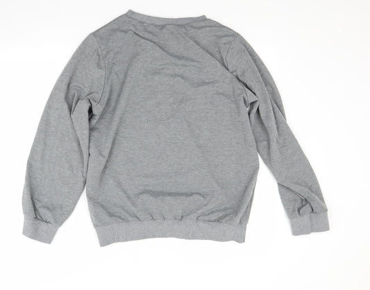 Preworn Womens Grey Pullover Sweatshirt Size L