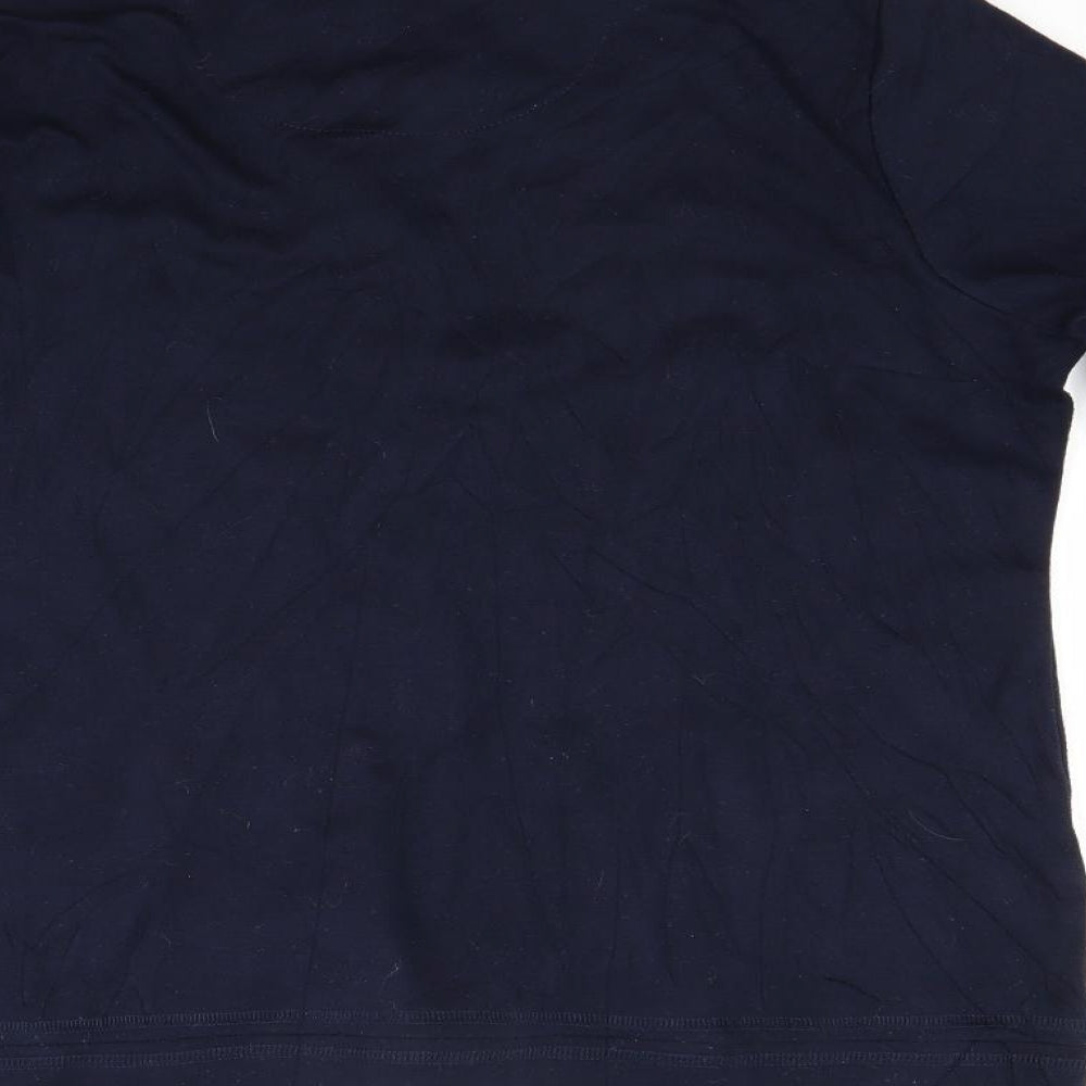 BM Womens Blue Pullover Sweatshirt Size M