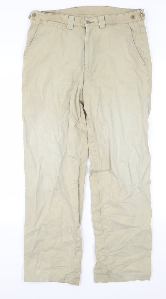 Augusta Mens Beige Trousers Size 32 L29 in