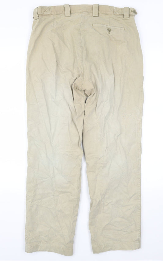 Augusta Mens Beige Trousers Size 32 L29 in
