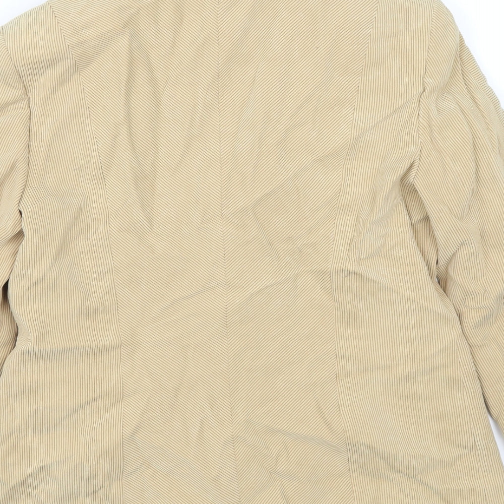 Brand and care label for Gerry Weber women’s beige jacket suit jacket, size UK 38