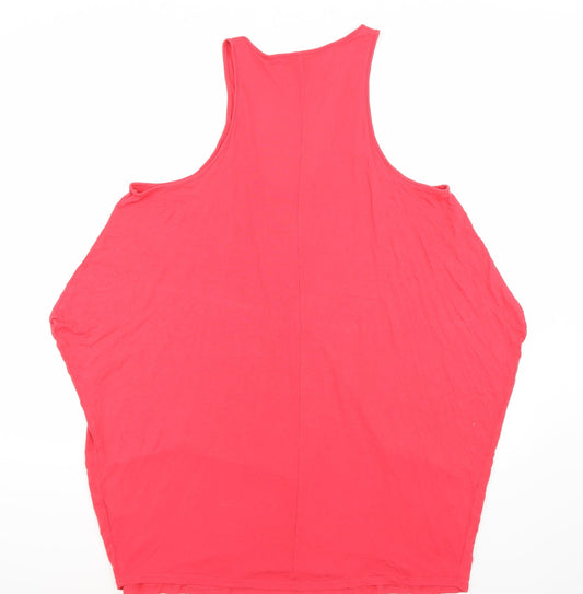 Topshop Womens Pink A-Line Size 12