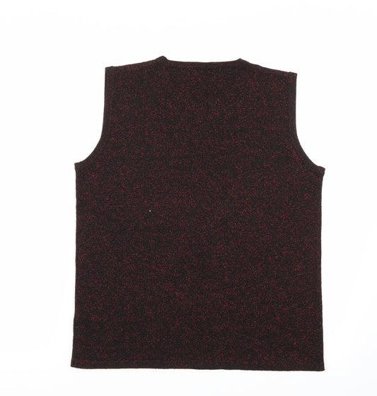 Bonmarché Womens Black Henley Jumper Size S
