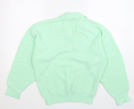 FROG Womens Green Knit Pullover Jumper Size L