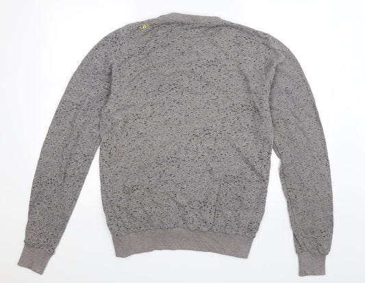 Spanglish Mens Grey Pullover Sweatshirt Size S