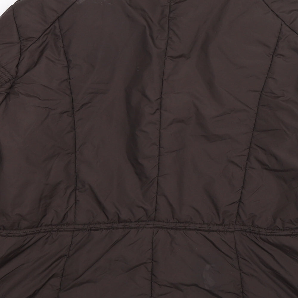 Brand and care label for Yazz women’s grey jacket, size UK 12