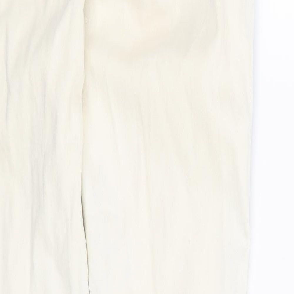 Preworn Womens Beige Skinny Jeans Size 6 L31 in