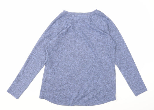 Peacocks Womens Blue Knit Pullover Jumper Size 10