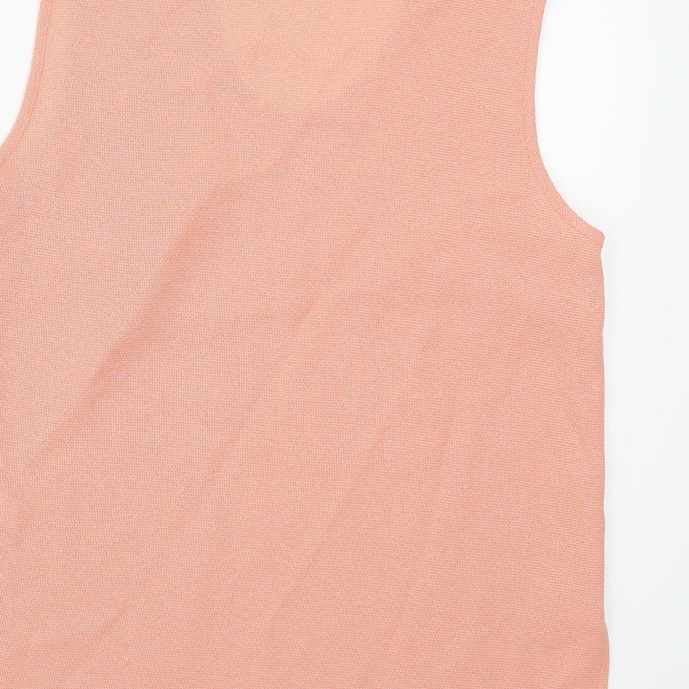 Brand and care label for Gerry Weber women’s pink camisole tank, size UK 10