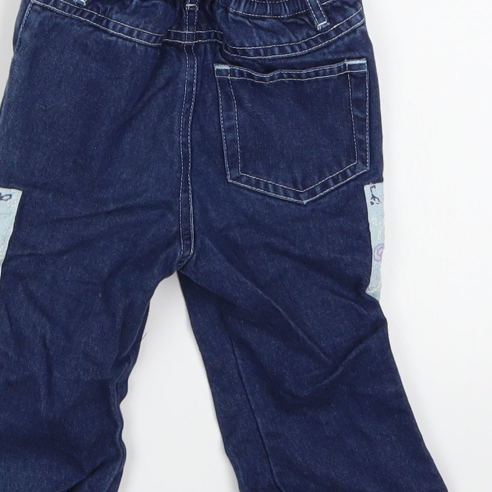 Gap Girls Blue Denim Capri Jeans Size 12-18 Months