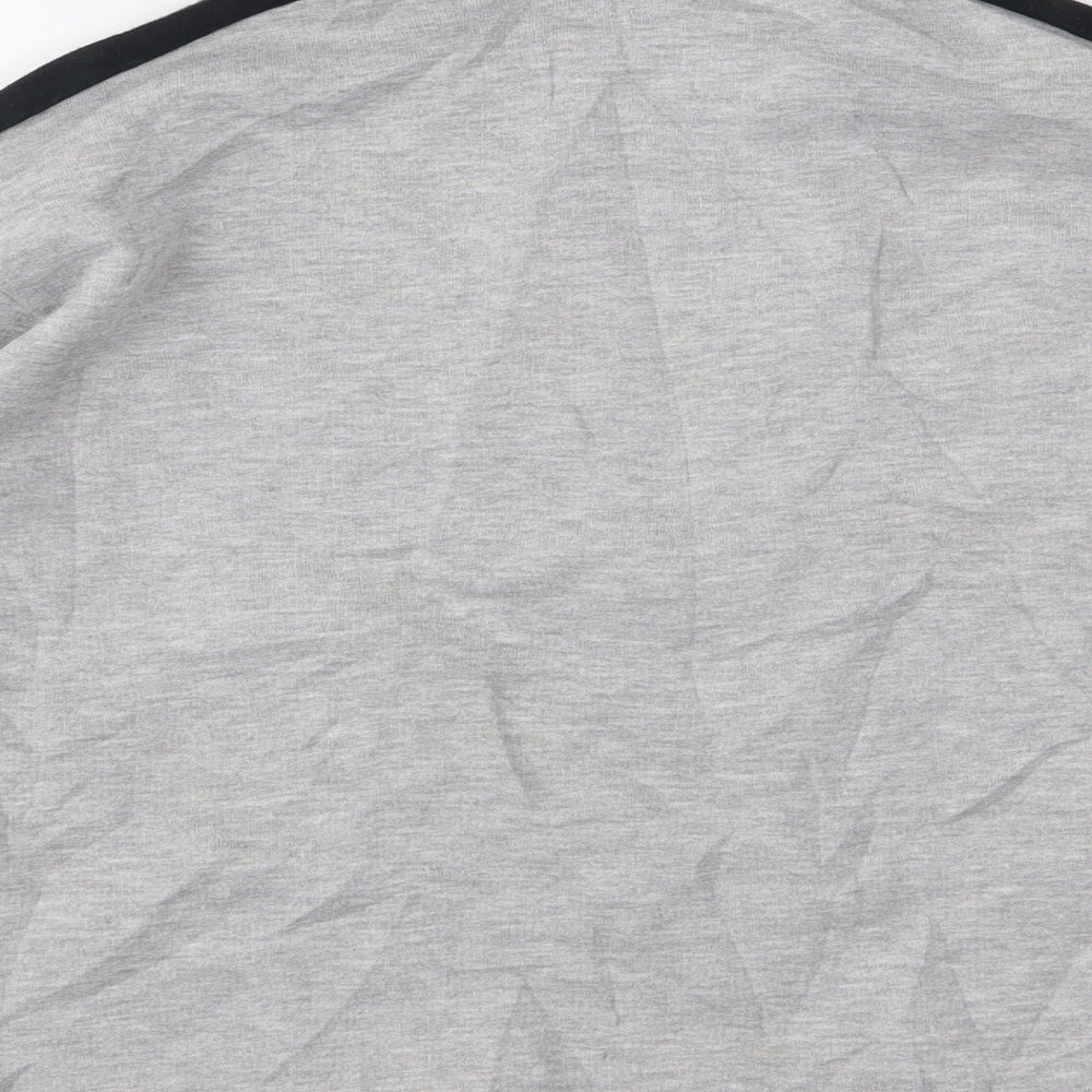 Brand and care label for Zara girls’ grey jumper, size 8, years