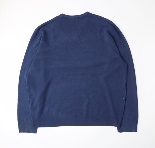 Marks and Spencer Womens Blue Knit Pullover Jumper Size 2XL